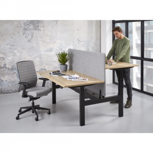 Elektrisch Zit/Sta Duo Bureau 160x80cm